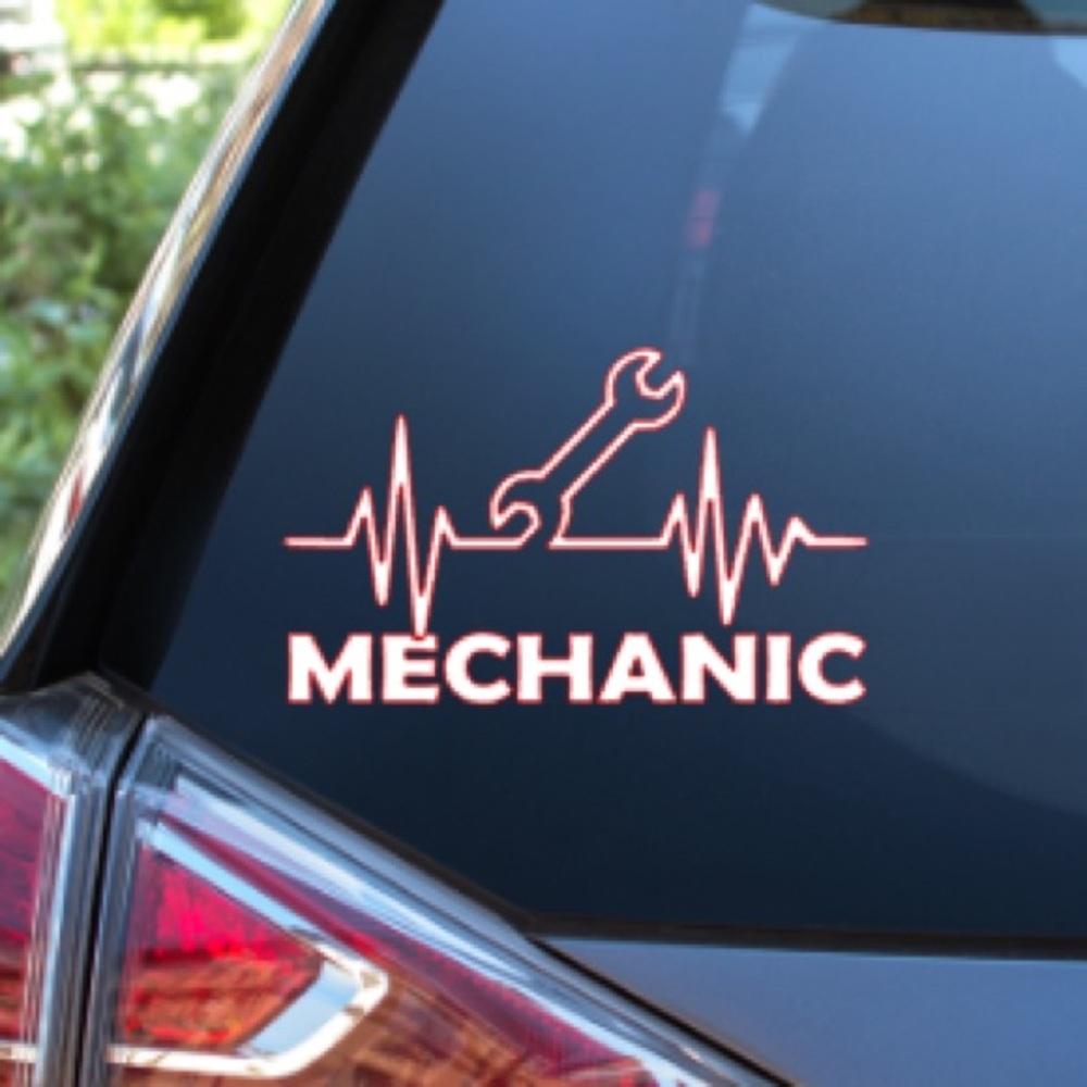 Mechanic Vinyl decal - Picture 2 of 2
